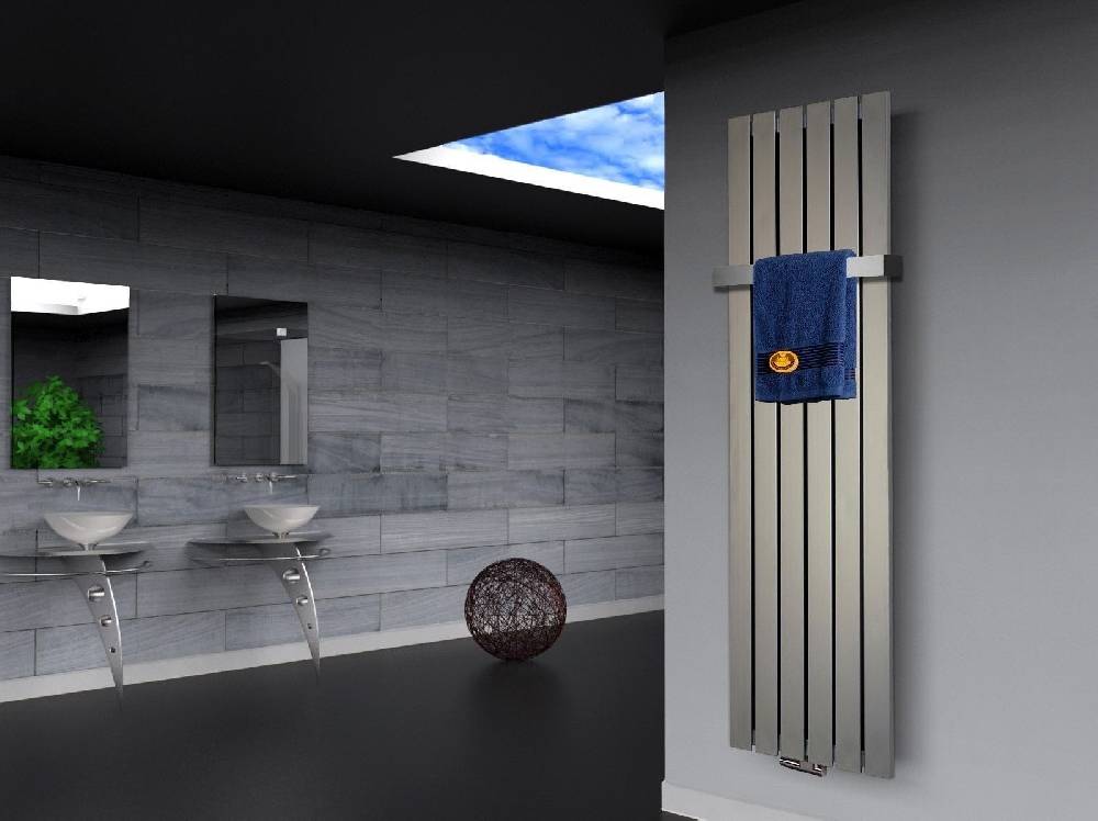 Szagato BADHEIZKÖRPER Design Peking 3 180x47cm Edelstahloptik (+1 Halter 50mm) SZAGATO Designheizkörper Handtuchheizkörper mit Mittelanschluss Handtuchwärmer Bis zu 65% Rabatt