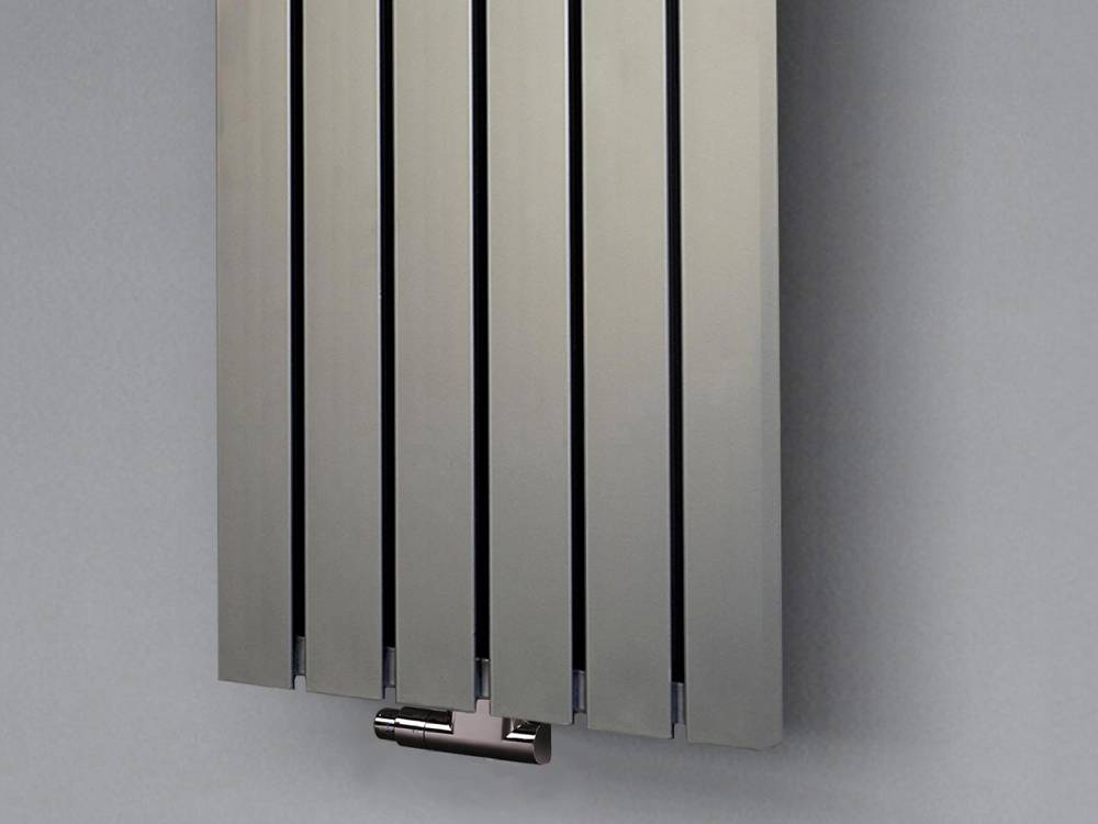 Szagato BADHEIZKÖRPER Design Peking 3 180x47cm Edelstahloptik (+2 Halter 15mm) SZAGATO Designheizkörper Handtuchheizkörper mit Mittelanschluss Handtuchwärmer Nur für heute