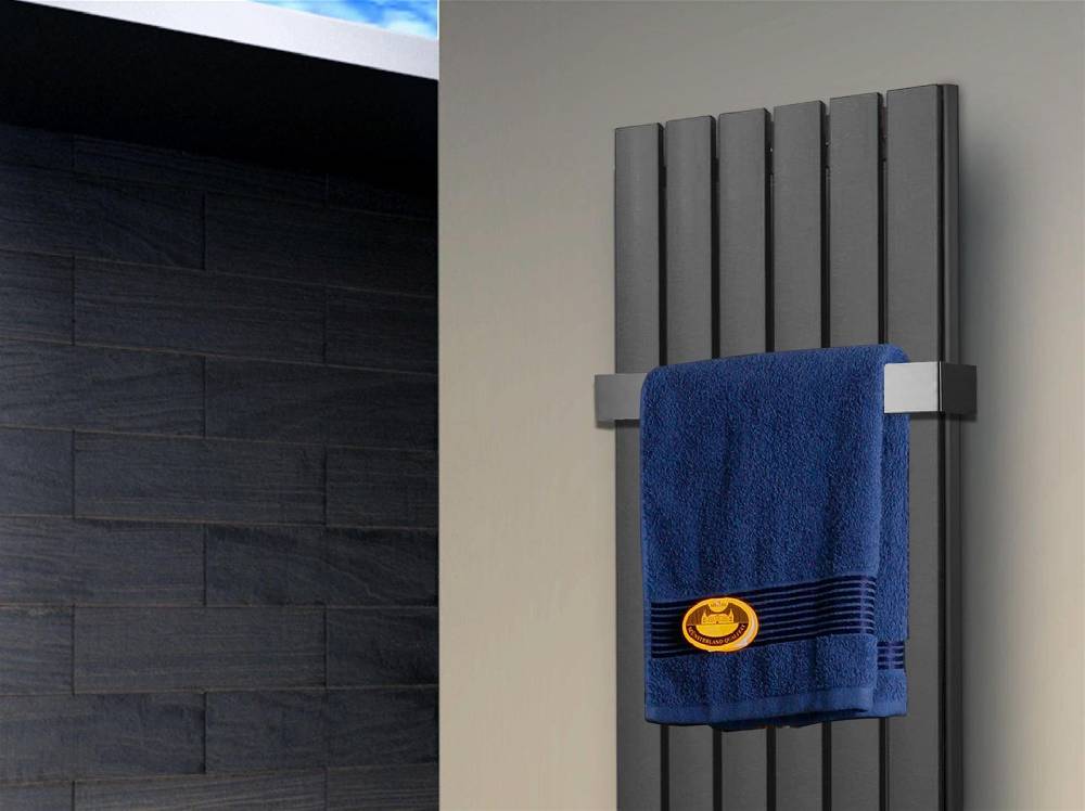 Szagato BADHEIZKÖRPER Design Peking 5 120x47cm 1458 Watt anthrazit - moonstone (+1 Halter 50mm) SZAGATO Handtuchheizkörper mit Mittelanschluss Handtuchwärmer Bis zu 55% Rabatt