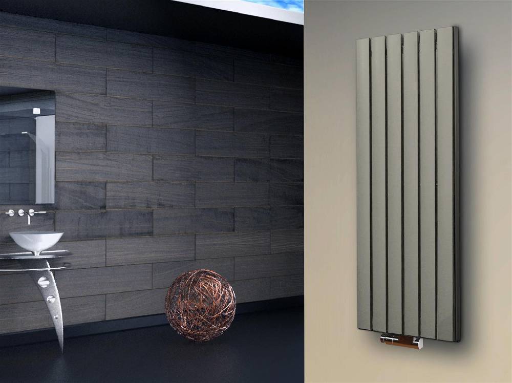 Szagato BADHEIZKÖRPER Design Peking 5 120x47cm 1458 Watt Edelstahloptik SZAGATO Designheizkörper Handtuchheizkörper mit Mittelanschluss Handtuchwärmer