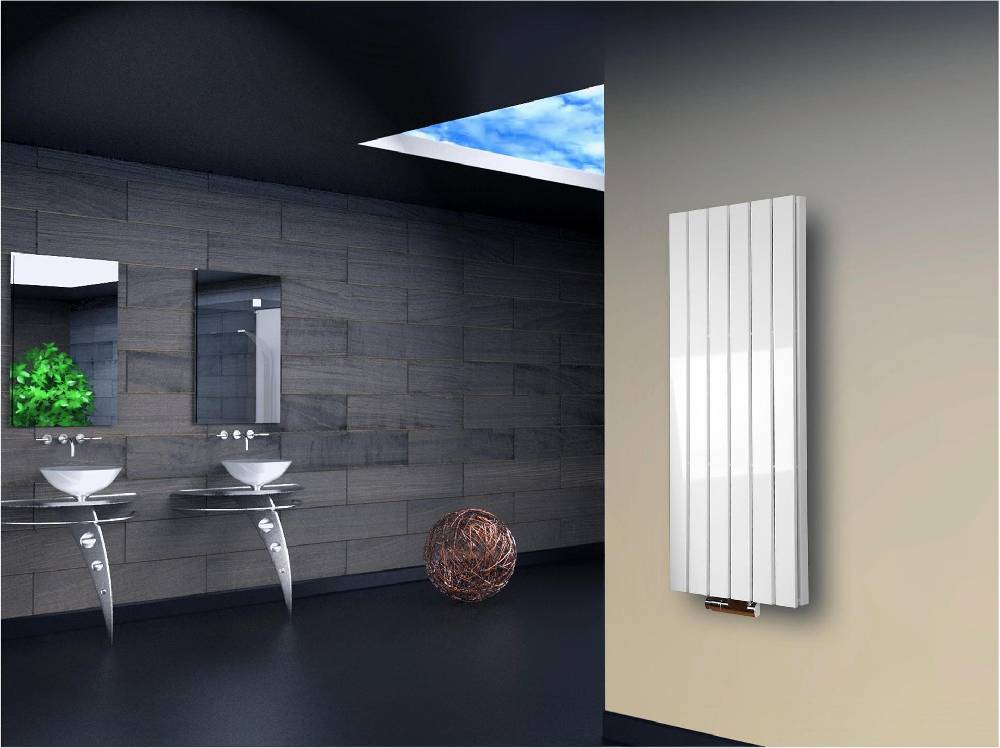 Szagato BADHEIZKÖRPER Design Peking 5 120x47cm 1458 Watt weiß SZAGATO Designheizkörper Handtuchheizkörper mit Mittelanschluss Handtuchwärmer Mittelanschluss Kostenloser Versand international