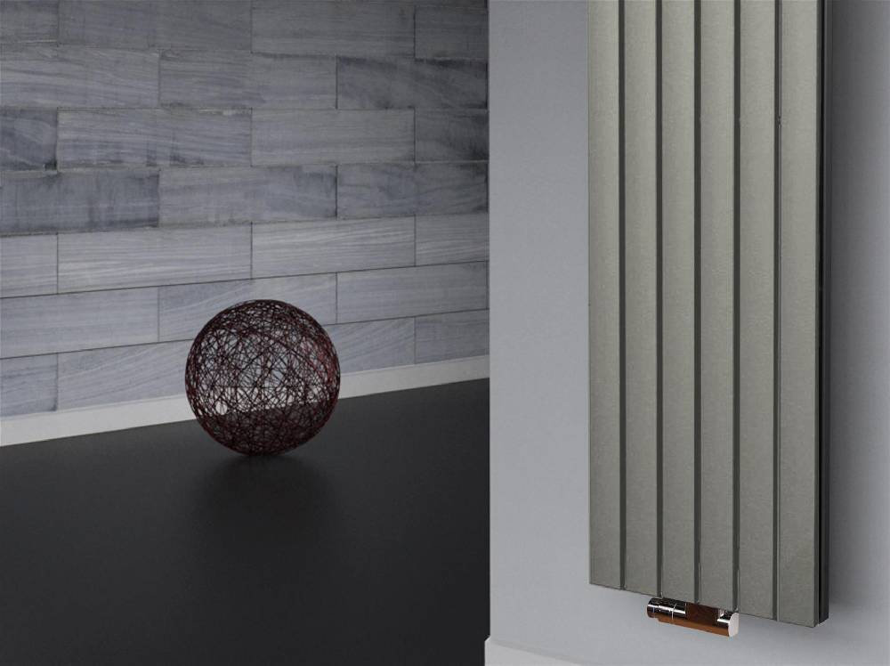 Szagato BADHEIZKÖRPER Design Peking 6 180x47cm 1964 Watt anthrazit - moonstone (+1 Halter 15mm) SZAGATO Handtuchheizkörper mit Mittelanschluss Handtuchwärmer Fabrikladen