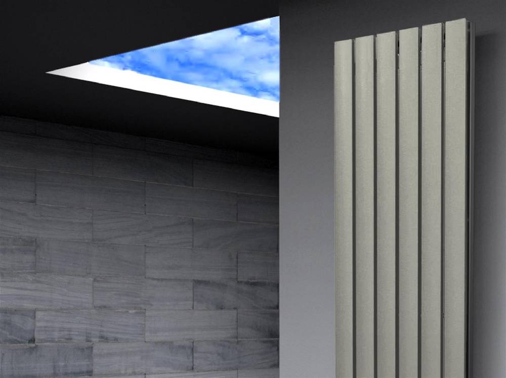 Szagato BADHEIZKÖRPER Design Peking 6 180x47cm 1964 Watt Edelstahloptik SZAGATO Designheizkörper Handtuchheizkörper mit Mittelanschluss Handtuchwärmer 2025