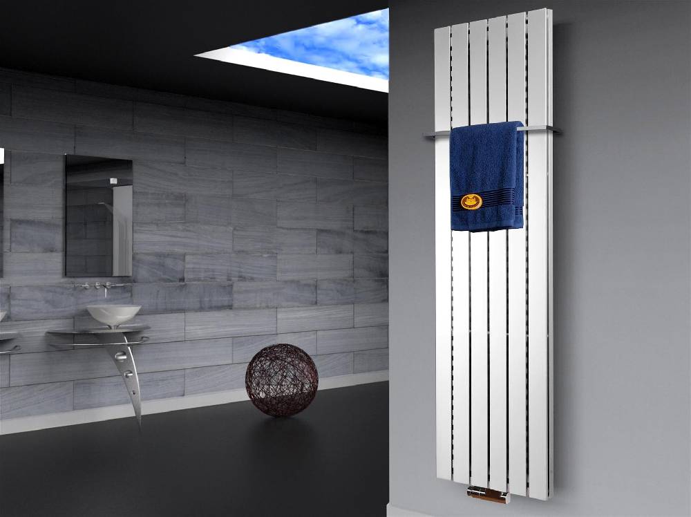 Szagato BADHEIZKÖRPER Design Peking 6 180x47cm 1964 Watt weiß (+1 Halter 15mm) SZAGATO Designheizkörper Handtuchheizkörper mit Mittelanschluss Handtuchwärmer Outlet