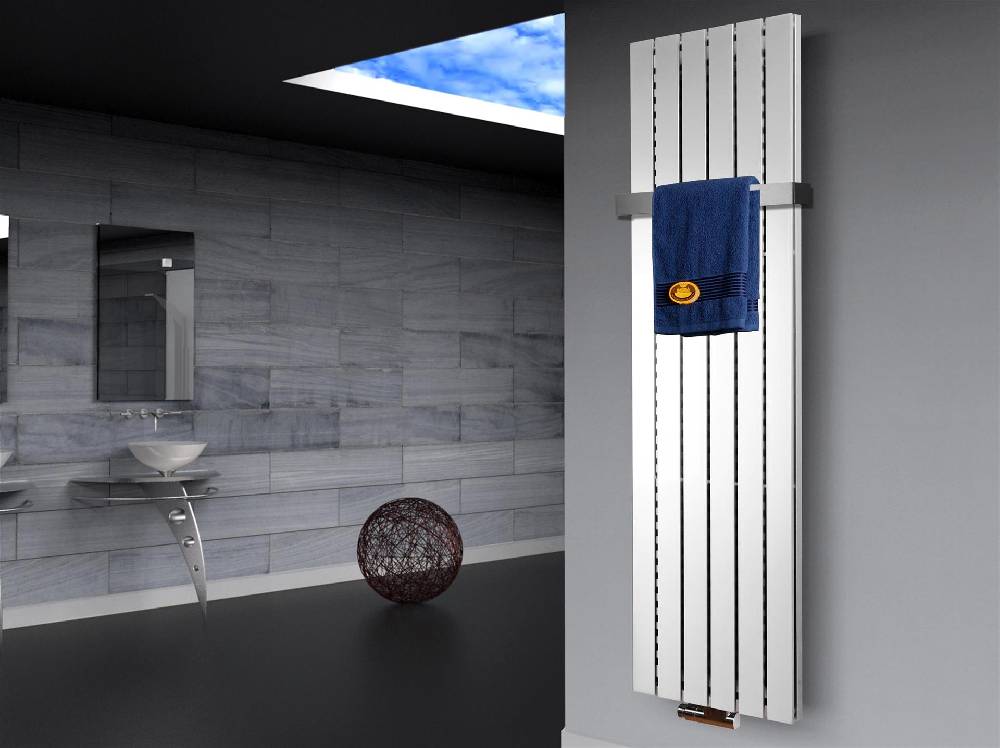 Szagato BADHEIZKÖRPER Design Peking 6 180x47cm 1964 Watt weiß (+1 Halter 50mm) SZAGATO Designheizkörper Handtuchheizkörper mit Mittelanschluss Handtuchwärmer Auslauf