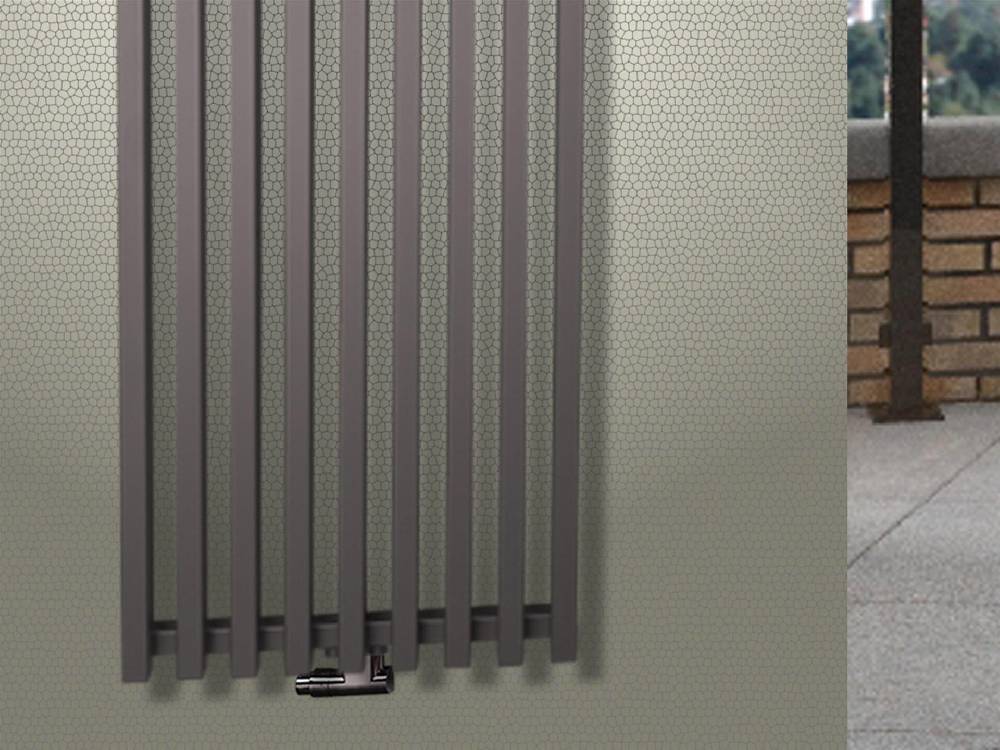 Szagato BADHEIZKÖRPER Design Pipe 180x51cm 1118 Watt anthrazit moonstone SZAGATO Designheizkörper Handtuchheizkörper mit Mittelanschluss Handtuchwärmer im Angebot