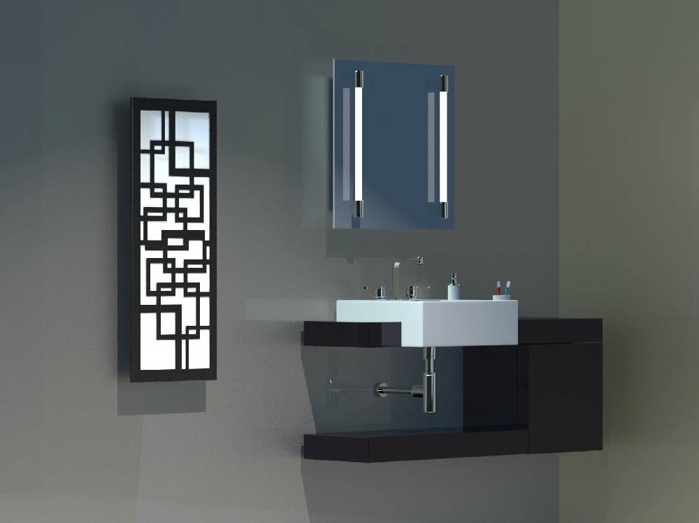 Szagato BADHEIZKÖRPER Design Quadrat 2 120x47cm 799 Watt anthrazit moonstone SZAGATO Designheizkörper Handtuchheizkörper mit Mittelanschluss Handtuchwärmer