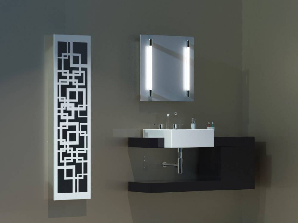 Szagato BADHEIZKÖRPER Design Quadrat 3 180x47cm 1118 Watt weiß SZAGATO Designheizkörper Handtuchheizkörper mit Mittelanschluss Handtuchwärmer Exklusivangebot