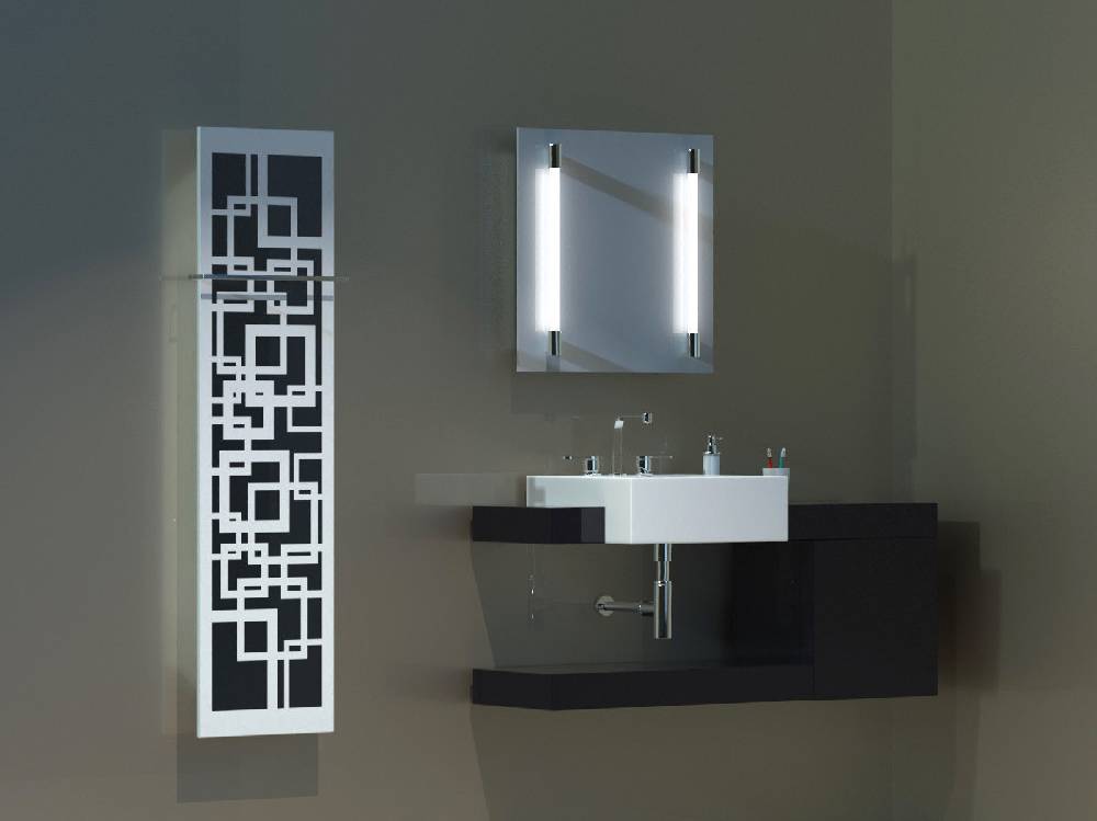 Szagato BADHEIZKÖRPER Design Quadrat 3 180x47cm 1118Watt weiß (+1 Halter 15mm) SZAGATO Designheizkörper Handtuchheizkörper mit Mittelanschluss Handtuchwärmer Preisnachlass