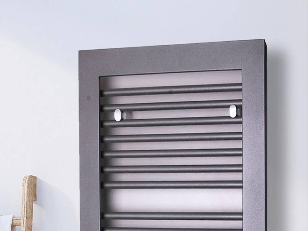 Szagato BADHEIZKÖRPER Design Window 1 77x60cm 590 Watt anthrazit moonstone SZAGATO Designheizkörper Handtuchheizkörper mit Mittelanschluss Handtuchwärmer Valentinstagsangebot