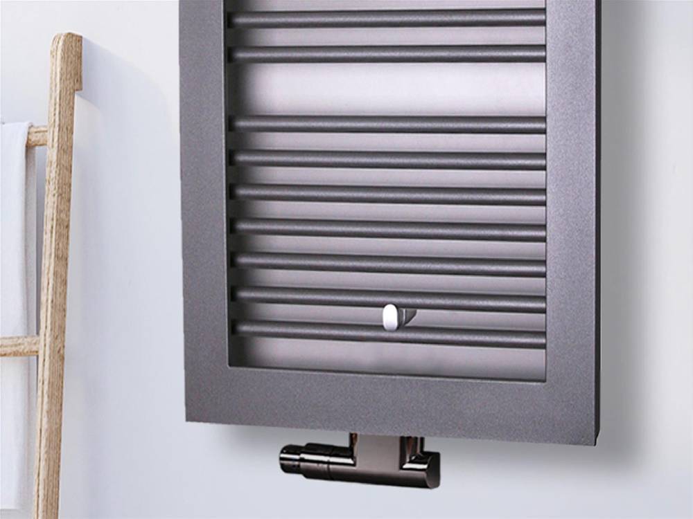 Szagato BADHEIZKÖRPER Design Window 1 77x60cm 590 Watt anthrazit moonstone SZAGATO Designheizkörper Handtuchheizkörper mit Mittelanschluss Handtuchwärmer Valentinstagsangebot