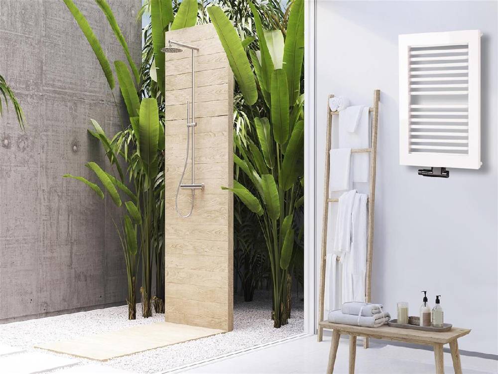 Szagato BADHEIZKÖRPER Design Window 1 77x60cm 590 Watt weiß SZAGATO Designheizkörper Handtuchheizkörper mit Mittelanschluss Handtuchwärmer Jubiläumsangebot