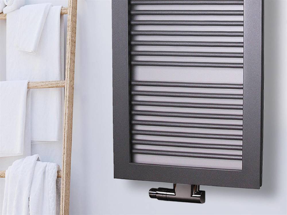 Szagato BADHEIZKÖRPER Design Window 2 121x60cm 870 Watt anthrazit moonstone SZAGATO Designheizkörper Handtuchheizkörper mit Mittelanschluss Handtuchwärmer Lagerräumung