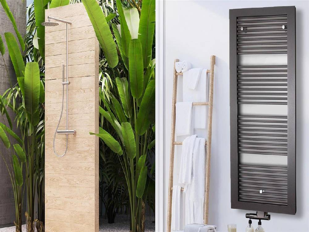 Szagato BADHEIZKÖRPER Design Window 3 177x60cm 1224 Watt anthrazit moonstone SZAGATO Designheizkörper Handtuchheizkörper mit Mittelanschluss Handtuchwärmer