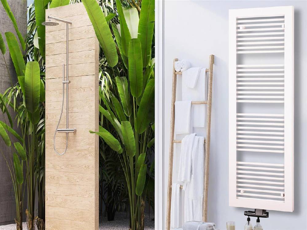 Szagato BADHEIZKÖRPER Design Window 3 177x60cm 1224 Watt weiß SZAGATO Designheizkörper Handtuchheizkörper mit Mittelanschluss Handtuchwärmer