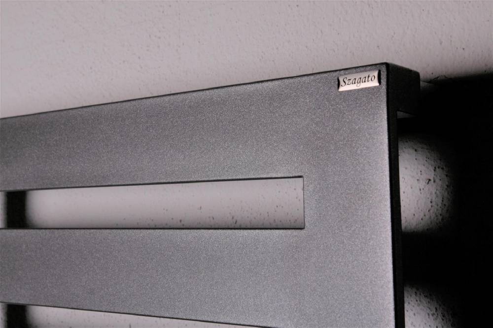 Szagato BADHEIZKÖRPER Design Zebra 2 144x60cm 911 Watt anthrazit moonstone SZAGATO Designheizkörper Handtuchheizkörper mit Mittelanschluss Handtuchwärmer Online Outlet