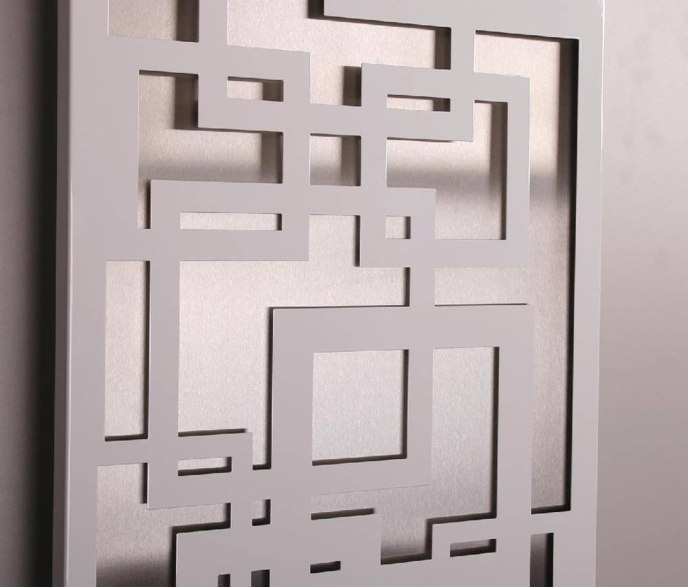 Szagato Badheizkörper mit LED Quadrat 3 180x47cm 1118 Watt Edelstahl MT weiß SZAGATO Designheizkörper Handtuchheizkörper mit Mittelanschluss Handtuchwärmer Riesige Ersparnisse