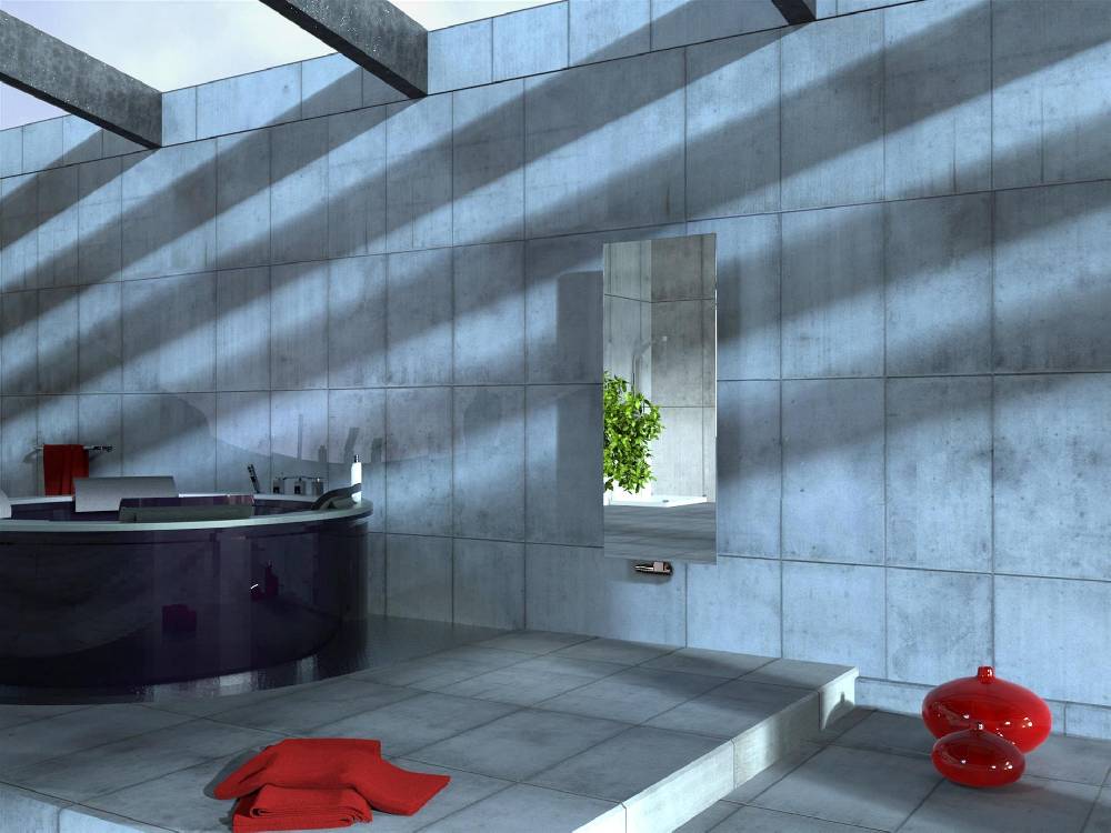 Szagato BADHEIZKÖRPER mit Spiegel Design Mirror 2 120x47cm 799 Watt Edelstahl 3D SZAGATO Designheizkörper Handtuchheizkörper Mittelanschluss Handtuchwärmer Kostenlose Rückgabe