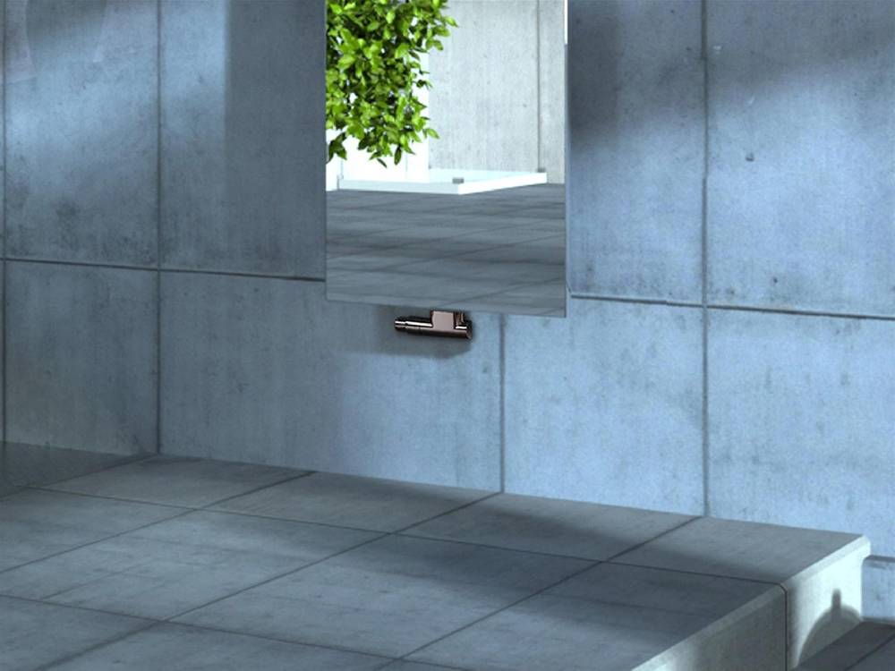 Szagato BADHEIZKÖRPER mit Spiegel Design Mirror 3 180x47cm 1118 Watt Edelstahl 3D SZAGATO Designheizkörper Handtuchheizkörper Mittelanschluss Handtuchwärmer Vierteljährliche Förderung