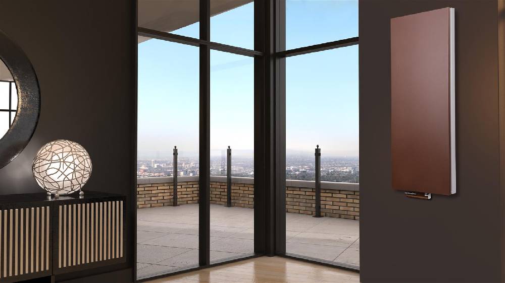 Szagato BADHEIZKÖRPER mit Spiegel Design Mirror 5 120x47cm 1458Watt Edelstahl +1 Halter glänzend 15mm SZAGATO Designheizkörper Mittelanschluss Handtuchwärmer Clearance-Verkauf