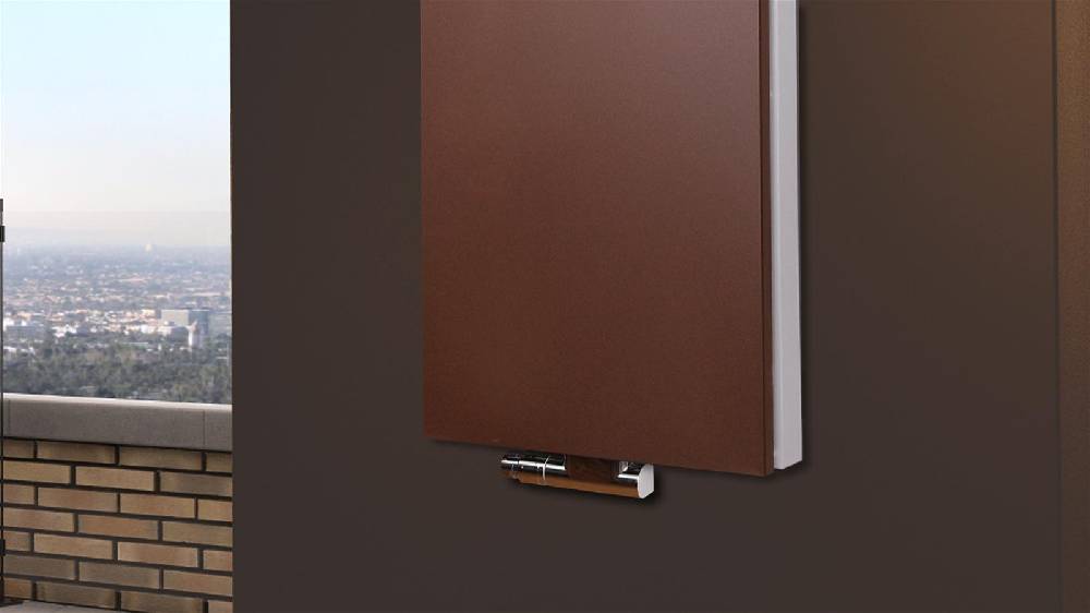 Szagato BADHEIZKÖRPER mit Spiegel Design Mirror 5 120x47cm 1458Watt Edelstahl +1 Halter glänzend 15mm SZAGATO Designheizkörper Mittelanschluss Handtuchwärmer Clearance-Verkauf