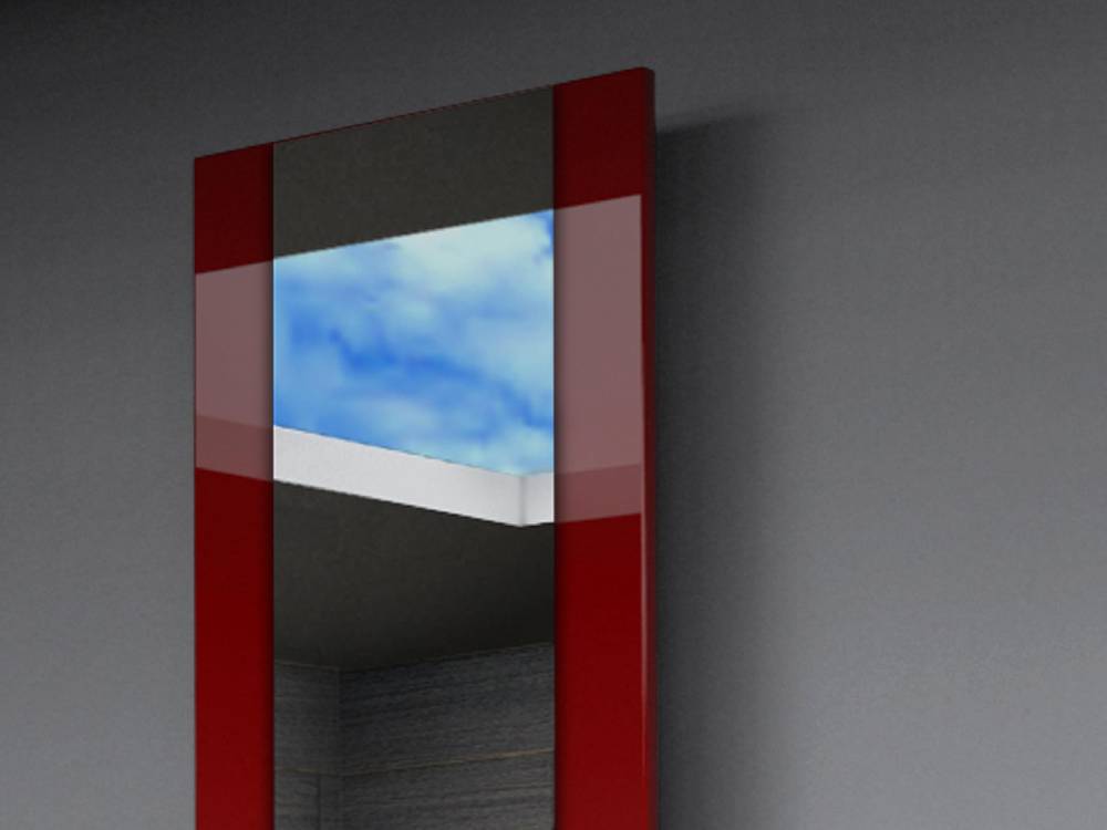 Szagato BADHEIZKÖRPER mit Spiegel Design Singapur 3 180x47cm 1118 Wat rot SZAGATO Designheizkörper Handtuchheizkörper mit Mittelanschluss Handtuchwärmer Günstig kaufen