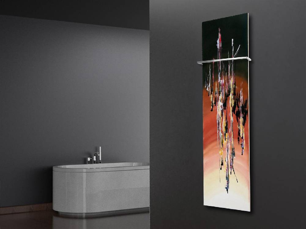 Szagato BADHEIZKÖRPER Vernissage Design 16 180x47cm 1118 Watt Acryl (+1 Halter 15mm) SZAGATO Designheizkörper Handtuchheizkörper mit Mittelanschluss Tiefpreis