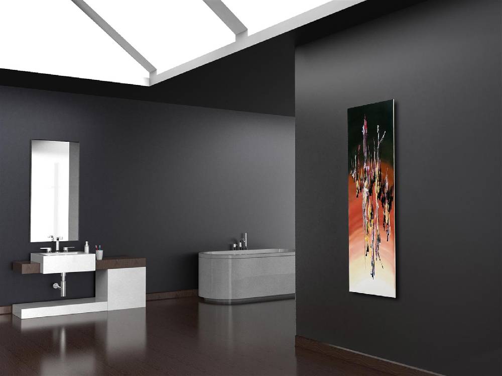 Szagato BADHEIZKÖRPER Vernissage Design 16 180x47cm 1118 Watt Acryl SZAGATO Designheizkörper Handtuchheizkörper mit Mittelanschluss Handtuchwärmer Super Sparpreis