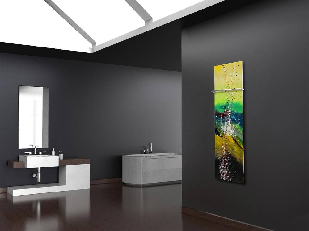 Szagato BADHEIZKÖRPER Vernissage Design 23 180x47cm 1118 Watt Acryl (+1 Halter 15mm) SZAGATO Designheizkörper Handtuchheizkörper mit Mittelanschluss Wochenangebot