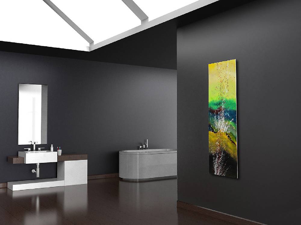 Szagato BADHEIZKÖRPER Vernissage Design 23 180x47cm 1118 Watt Acryl SZAGATO Designheizkörper Handtuchheizkörper mit Mittelanschluss Handtuchwärmer Kostenlose Rückgabe