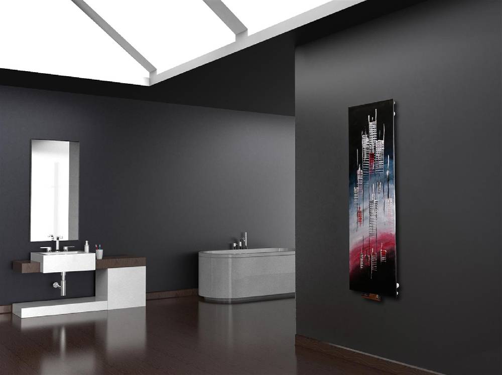 Szagato BADHEIZKÖRPER Vernissage Design 25 180x47cm 1118 Watt Acryl SZAGATO Designheizkörper Handtuchheizkörper mit Mittelanschluss Handtuchwärmer Letzte 3 Tage