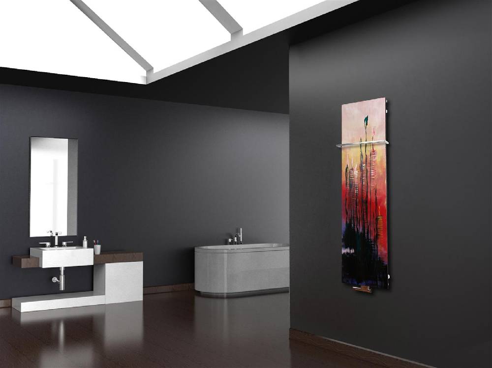 Szagato BADHEIZKÖRPER Vernissage Design 29 180x47cm 1118 Watt Acryl (+1 Halter 15mm) SZAGATO Designheizkörper Handtuchheizkörper mit Mittelanschluss JETZT KAUFEN