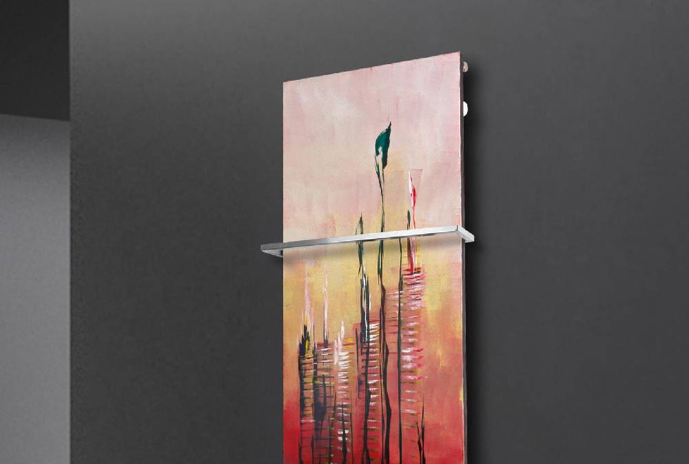 Szagato BADHEIZKÖRPER Vernissage Design 29 180x47cm 1118 Watt Acryl (+1 Halter 15mm) SZAGATO Designheizkörper Handtuchheizkörper mit Mittelanschluss JETZT KAUFEN