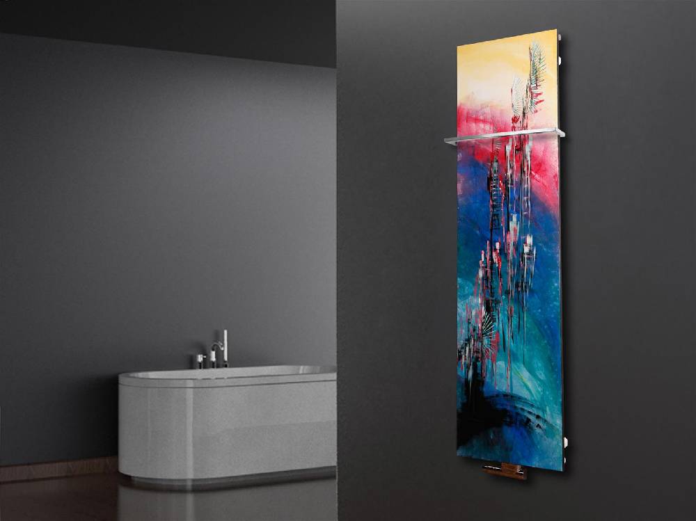 Szagato BADHEIZKÖRPER Vernissage Design 30 180x47cm 1118 Watt Acryl (+1 Halter 15mm) SZAGATO Designheizkörper Handtuchheizkörper mit Mittelanschluss Neueste Stile