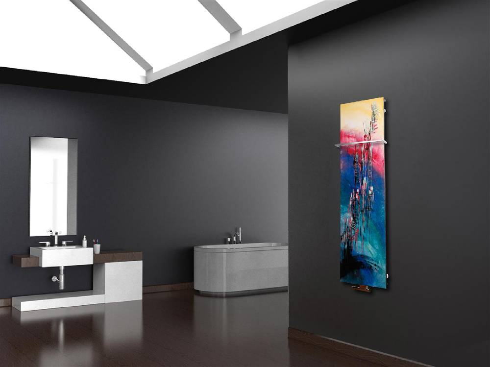 Szagato BADHEIZKÖRPER Vernissage Design 30 180x47cm 1118 Watt Acryl (+1 Halter 15mm) SZAGATO Designheizkörper Handtuchheizkörper mit Mittelanschluss Neueste Stile