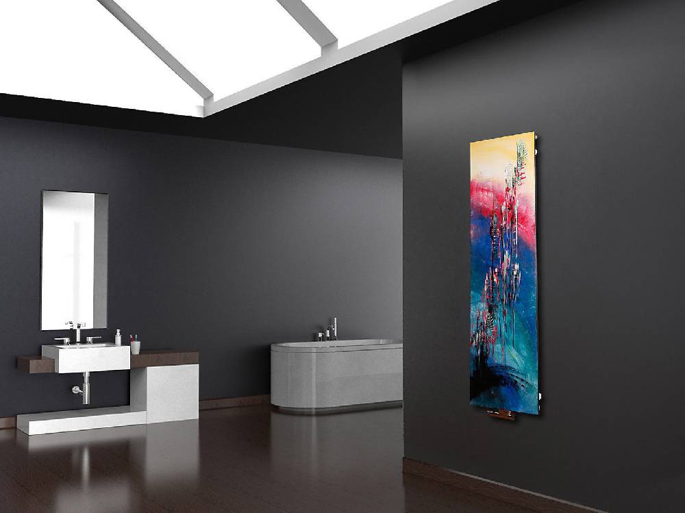 Szagato BADHEIZKÖRPER Vernissage Design 30 180x47cm 1118 Watt Acryl SZAGATO Designheizkörper Handtuchheizkörper mit Mittelanschluss Handtuchwärmer Letzte 2 Tage