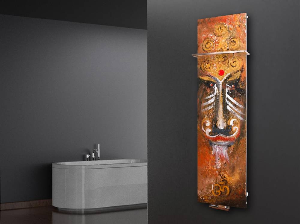 Szagato BADHEIZKÖRPER Vernissage Design 31 180x47cm 1118 Watt Acryl (+1 Halter 15mm) SZAGATO Designheizkörper Handtuchheizkörper mit Mittelanschluss Letzter Tag