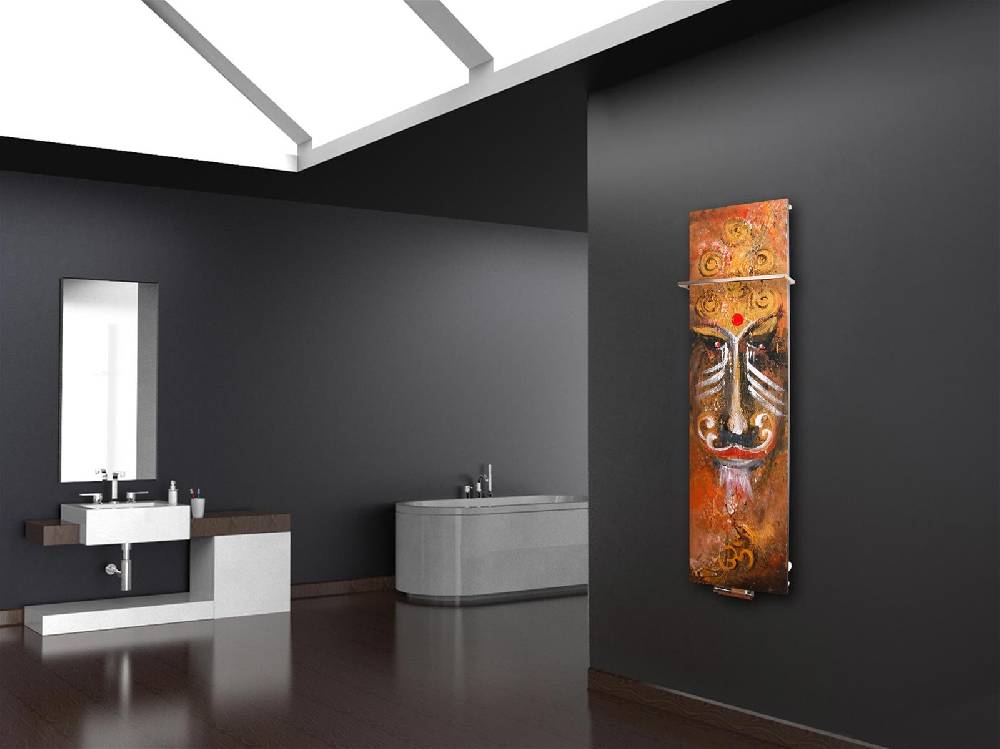 Szagato BADHEIZKÖRPER Vernissage Design 31 180x47cm 1118 Watt Acryl (+1 Halter 15mm) SZAGATO Designheizkörper Handtuchheizkörper mit Mittelanschluss Letzter Tag