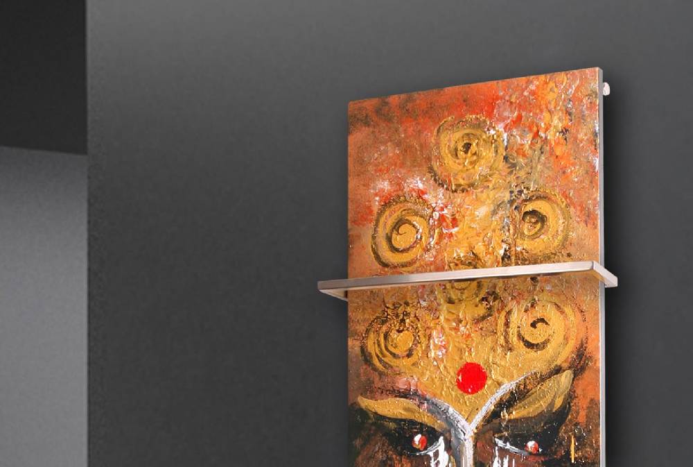 Szagato BADHEIZKÖRPER Vernissage Design 31 180x47cm 1118 Watt Acryl (+1 Halter 15mm) SZAGATO Designheizkörper Handtuchheizkörper mit Mittelanschluss Letzter Tag