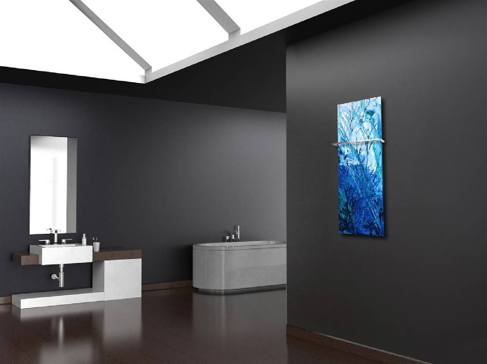 Szagato BADHEIZKÖRPER Vernissage Design 52 120x47cm 799 Watt Acryl (+1 Halter 15mm) SZAGATO Designheizkörper Handtuchheizkörpertelanschluss Handtuchwärmer Sonderangebot der Fabrik