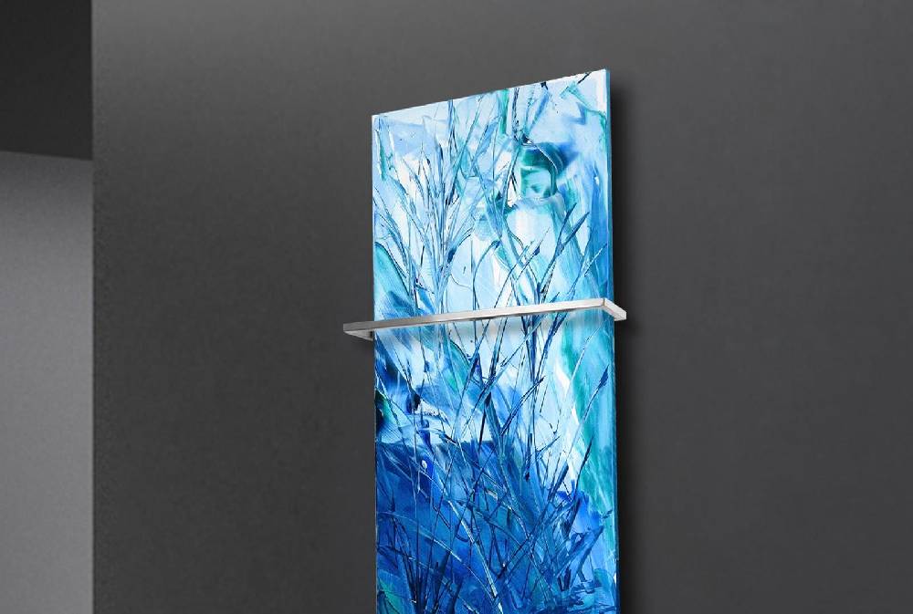 Szagato BADHEIZKÖRPER Vernissage Design 52 120x47cm 799 Watt Acryl (+1 Halter 15mm) SZAGATO Designheizkörper Handtuchheizkörpertelanschluss Handtuchwärmer Sonderangebot der Fabrik