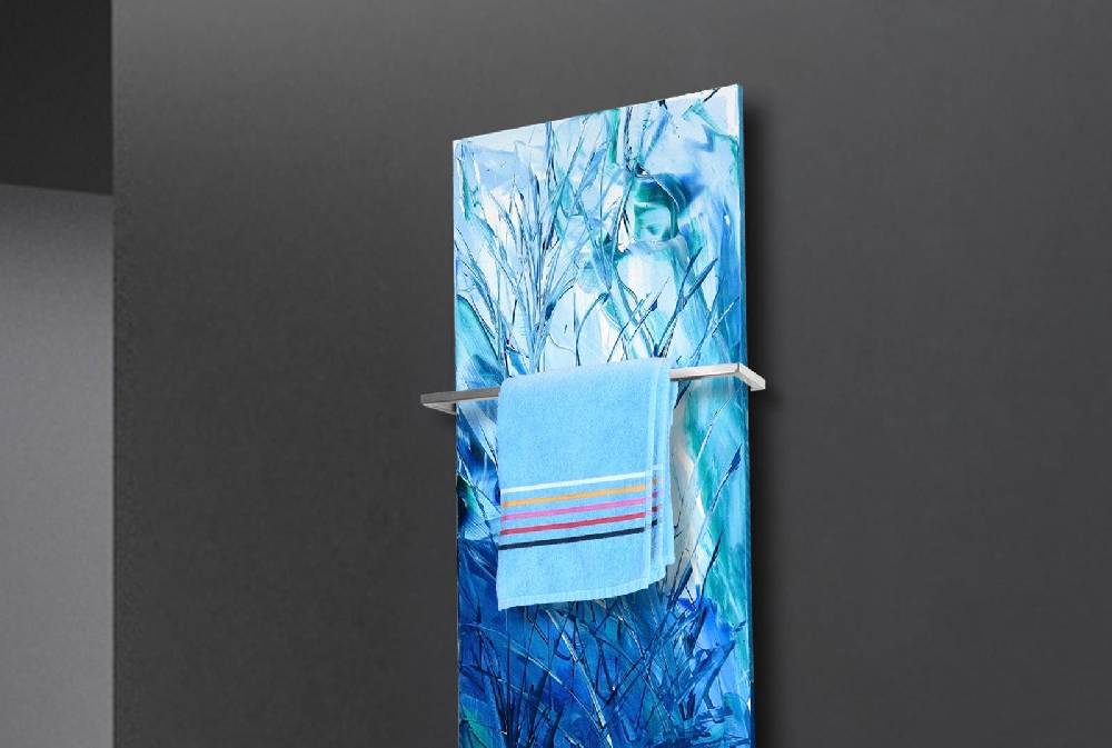 Szagato BADHEIZKÖRPER Vernissage Design 52 120x47cm 799 Watt Acryl (+1 Halter 15mm) SZAGATO Designheizkörper Handtuchheizkörpertelanschluss Handtuchwärmer Sonderangebot der Fabrik