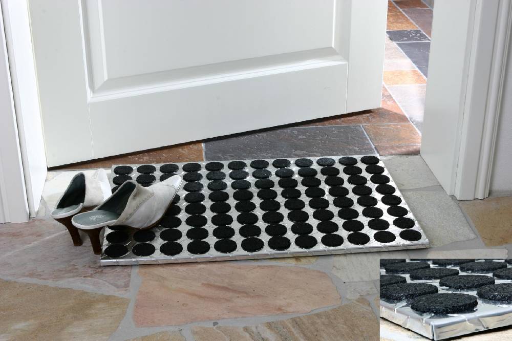 Szagato Fußmatte ALUMINIUM SZAGATO 60x40cm eckig glänzend SZAGATO Made in Germany Fussmatte Alu Fussmatte außen Schuhabstreifer Fussabtreter 50% Rabatt für begrenzte Zeit