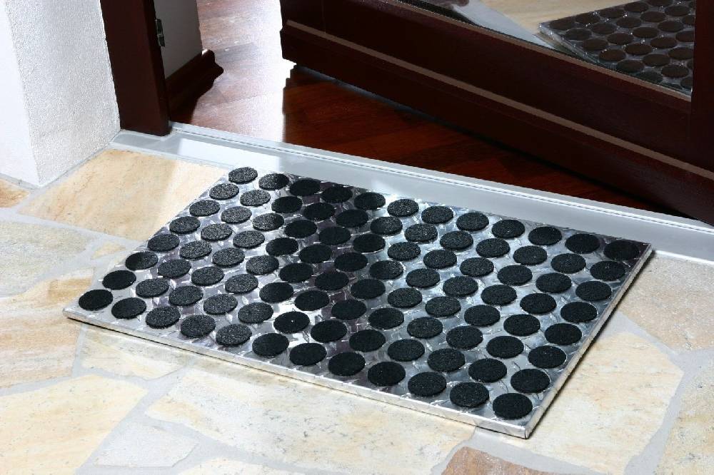 Szagato Fußmatte ALUMINIUM SZAGATO 60x40cm eckig glänzend SZAGATO Made in Germany Fussmatte Alu Fussmatte außen Schuhabstreifer Fussabtreter 50% Rabatt für begrenzte Zeit