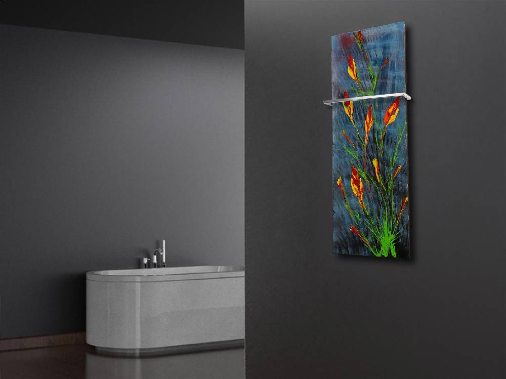 Szagato BADHEIZKÖRPER Vernissage Design 54 120x47cm 799 Watt Acryl (+1 Halter 15mm) SZAGATO Designheizkörper Handtuchheizkörpertelanschluss Handtuchwärmer Schlussverkauf