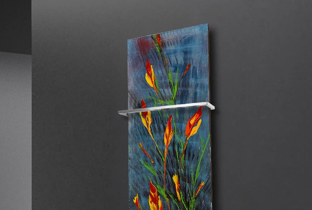 Szagato BADHEIZKÖRPER Vernissage Design 54 120x47cm 799 Watt Acryl (+1 Halter 15mm) SZAGATO Designheizkörper Handtuchheizkörpertelanschluss Handtuchwärmer Schlussverkauf