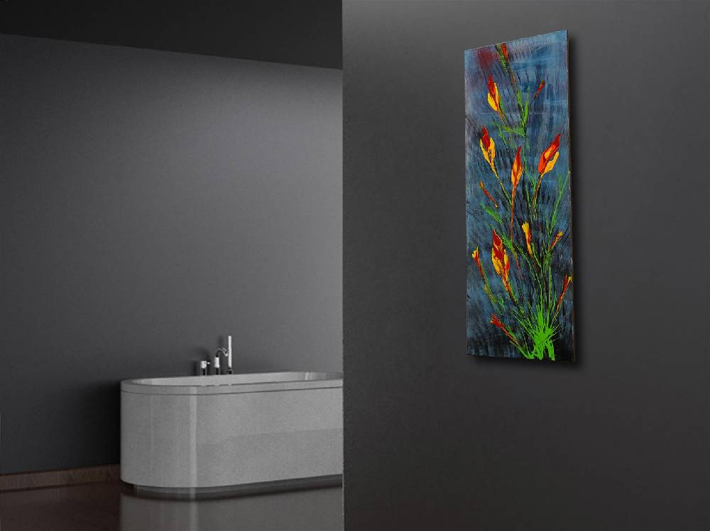 Szagato BADHEIZKÖRPER Vernissage Design 54 120x47cm 799 Watt Acryl SZAGATO Designheizkörper Handtuchheizkörper mit Mittelanschluss Handtuchwärmer