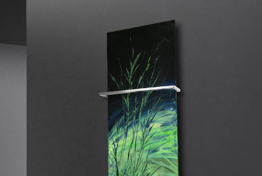 Szagato BADHEIZKÖRPER Vernissage Design 56 120x47cm 799 Watt Acryl (+1 Halter 15mm) SZAGATO Designheizkörper Handtuchheizkörpertelanschluss Handtuchwärmer Fabrikverkauf