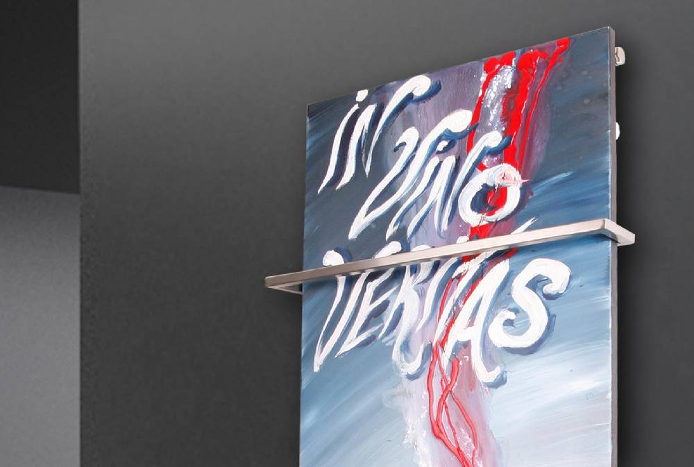 Szagato BADHEIZKÖRPER Vernissage Design 57 120x47cm 799 Watt Acryl (+1 Halter 15mm) SZAGATO Designheizkörper Handtuchheizkörpertelanschluss Handtuchwärmer Blitzverkäufe