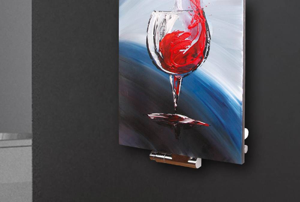 Szagato BADHEIZKÖRPER Vernissage Design 57 120x47cm 799 Watt Acryl SZAGATO Designheizkörper Handtuchheizkörper mit Mittelanschluss Handtuchwärmer Kostenloser Versand